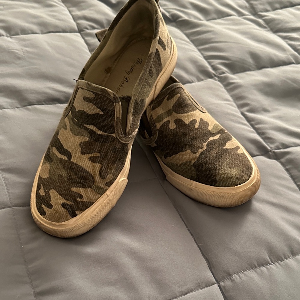 Camouflage Slip-On Sneakers